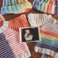 Anna Nusslock had crocheted two rainbow hats, sweaters, and blankets for the twins she was expecting when her water broke at fifteen weeks.